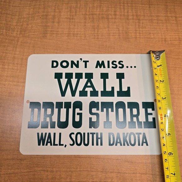 Don't Miss WALL DRUG STORE Wall, South Dakota - Souvenir Americana Vintage 8"x6" - Picture 5 of 5